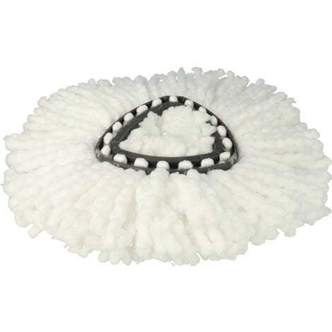vhbw 10x Serpillères remplacement pour Vileda 152623 pour balai nettoyant - Tête de rechange, microfibre, blanc
