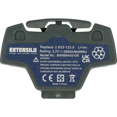 vhbw batteria compatibile con Kärcher 1.633-457.0, 1.633-459.0, 1.633