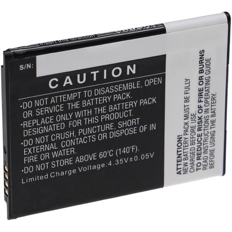 Batterie Vhbw Pour Scanner Verifone - Remplace BPK474-001-03-B, 2600mAh 3.7V Li-ion - Pour Terminaux POS Et Code-barres - 3