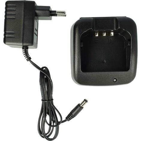 vhbw Chargeur compatible avec Icom IC-F4263DT, IC-F43G, IC-F43GS, IC-F43, IC-F4360D batteries de radio - Socle + Prise, 9 V (1/5)