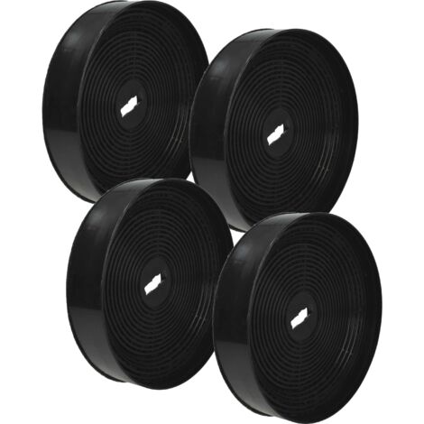 vhbw 4x Filtres à charbon actif compatible avec Oranier Alinga Isola, Atares, Boria, Caree Isola, Carina, Carmen, Duo, Kandia hotte de cuisine (1/5)
