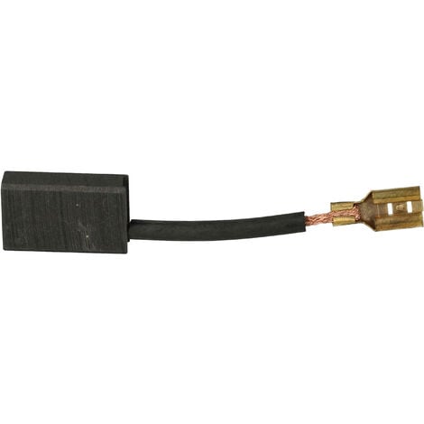 Vhbw 2x balais de charbon 13 x 6,5 x 8 mm compatible avec Bosch GWS 7-125  ET, GWS 7-125 T outil électrique, meuleuse d'angle, outil multifonction