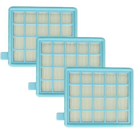vhbw 3x filtre compatible avec Philips FC9320, FC9321, FC9322, FC9323, FC9324, FC9325, FC9326, FC9327 aspirateur - Filtre HEPA contre les allergies (1/5)