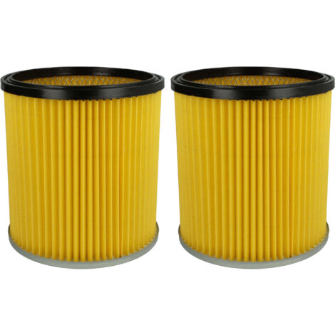 2 Housses De Remplacement Pour Kärcher 2.863-344.0 - Nettoyeur Vapeur - Microfibre Jaune/blanc Lavable 60°C
