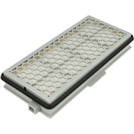 vhbw 1x filtro compatibile con Miele Compact C1, C2 aspirapolvere - filtro HEPA H11 aria di scarico nero / bianco