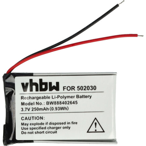 Batterie Vhbw 4800mAh 3.7V Pour Ledlenser 2S1P – Li-ion, Rechargeable, Remplacement 502262, 74g