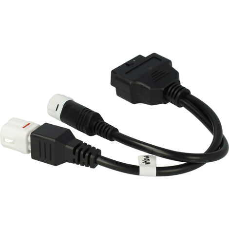 Vhbw Adattatore OBD2 Da 4 Pin A 16 Pin – Cavo Diagnostico 30 Cm Per Yamaha N-Max, T-Max, Tracer, Tricity E Scooter