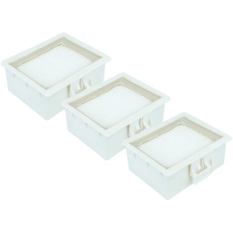 vhbw 3x filtre compatible avec Bosch BGL3POWERAU, BGL4ALLGB, BGL4A500, BGL4SIF1, BGL4Q69, BGL4SIL1 aspirateur - filtre d'évacuation HEPA blanc (1/5)