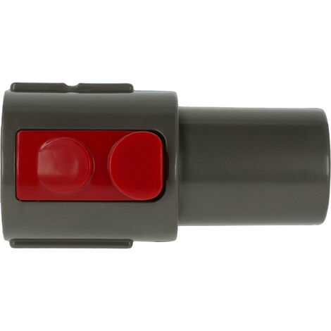 Vhbw – Adaptateur pour aspirateur 32mm – Compatible Dyson Big Ball Absolute 2 – Raccord rapide – Plastique rouge/gris foncé – Longueur 8,6 cm (1/5)