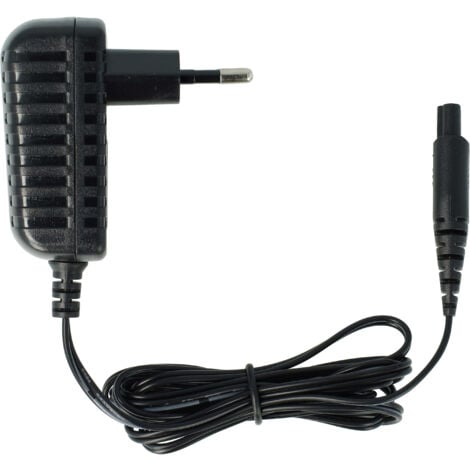 vhbw Bloc d'alimentation compatible avec Remington XR1340G, XR1350, XR1370, XR1390, XR1400, XR1410, XR1430 rasoir - Câble de 140 cm