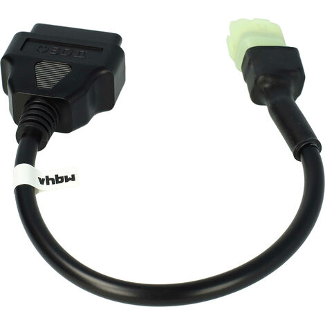 Vhbw Adaptateur 10 Pin vers OBD2 16Pin compatible avec BMW C 600