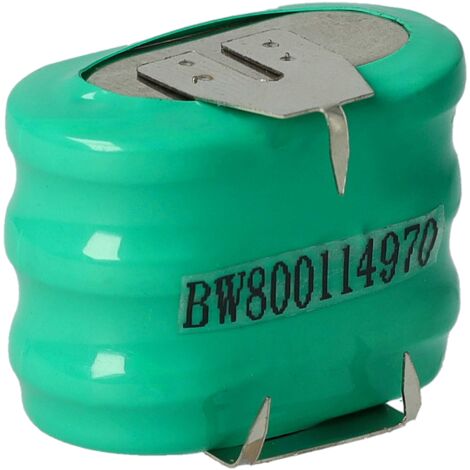 Vhbw NiMH pile bouton de remplacement pour type 3/V150H 3 épingles