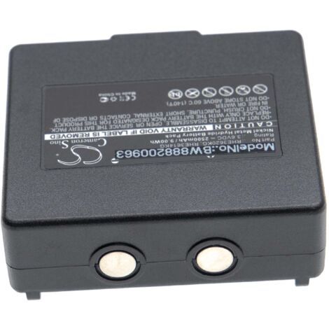 vhbw Batterie compatible avec Hetronic Mini 68300990, Mini 68300940 opérateur télécommande industrielle (2500mAh, 3,6V, NiMH) (1/2)