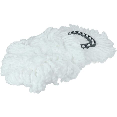 vhbw 6x Serpillères remplacement pour Vileda 152623 pour balai nettoyant - Tête de rechange, microfibre, noir / blanc