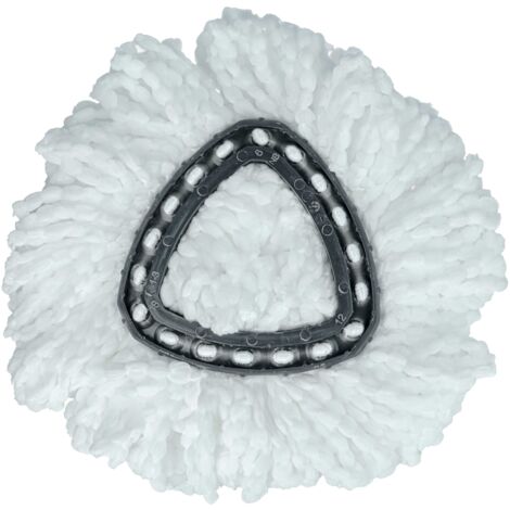 vhbw 6x Serpillères remplacement pour Vileda 152623 pour balai nettoyant - Tête de rechange, microfibre, noir / blanc