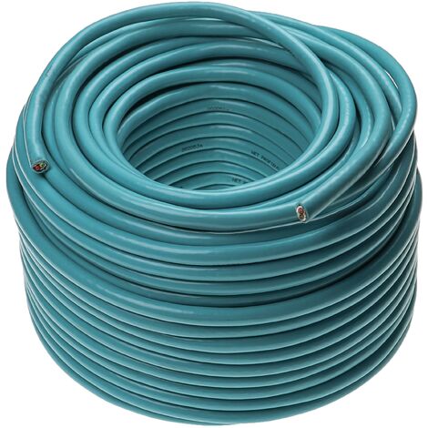 vhbw Câble de réseau remplacement pour Siemens Simatic 6XV1830-3EH10 pour installation de réseau informatique - Câble de routage, bleu, 50 m