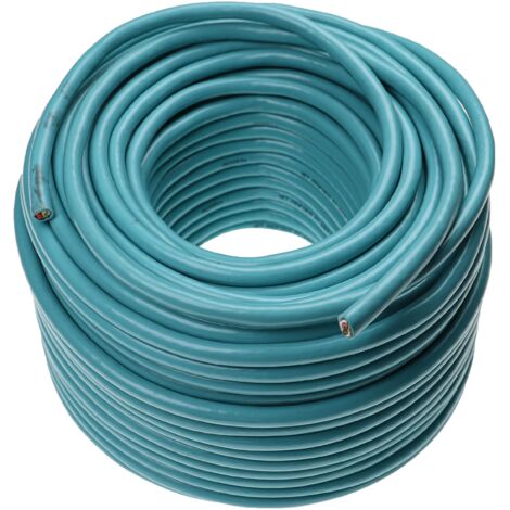 vhbw Câble de réseau remplacement pour Siemens Simatic 6XV1830-3EH10 pour installation de réseau informatique - Câble de routage, bleu, 50 m