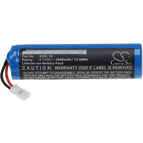 Vhbw – Batterie compatible Eschenbach visolux digital HD – 3400mAh, 3,7V, Li-ion – Autonomie prolongée pour loupe électronique