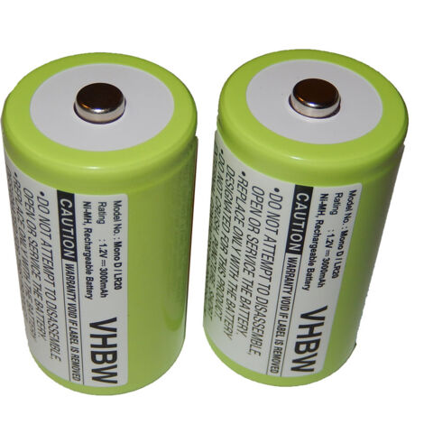 Pile rechargeable Ni-MH D (LR20) Varta, lot de 2