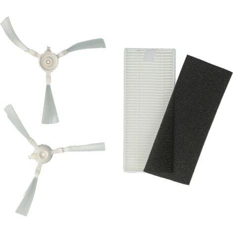 vhbw Kit d'entretien de 4 pièces remplacement pour Rowenta ZR720002 pour robot aspirateur (1/5)