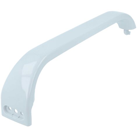 vhbw Poignée compatible avec Bosch KGE3617IE/06, KGE3617IE/04, KGE3617IE/05, KGE3617IE/03 réfrigirateurs four de cuisson plastique blanc (1/5)