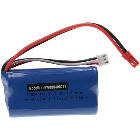 Efaso Ersatzakku Für MJX F645 F45 – 7,4V 1500mAh Li-Ion Inkl. Schraubendreher – Originales Ersatzteil