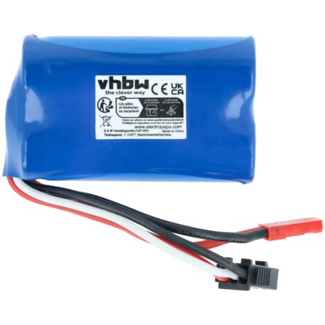 Batterie Li-ion 6,4V 650mAh Pour Voiture RC, Avion, Hélicoptère - Dimensions 54x32x27 Mm - Marque Vhbw - 11