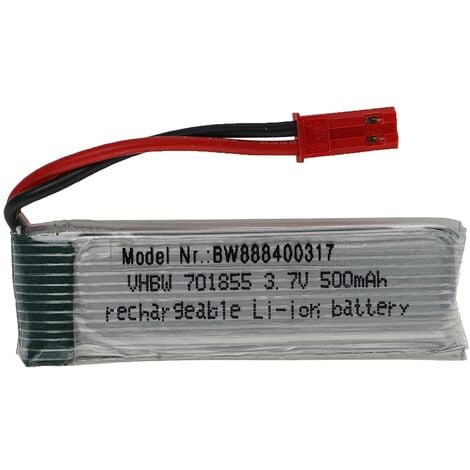 Vhbw Batterie compatible avec BEC connecteur pour modéle RC par ex