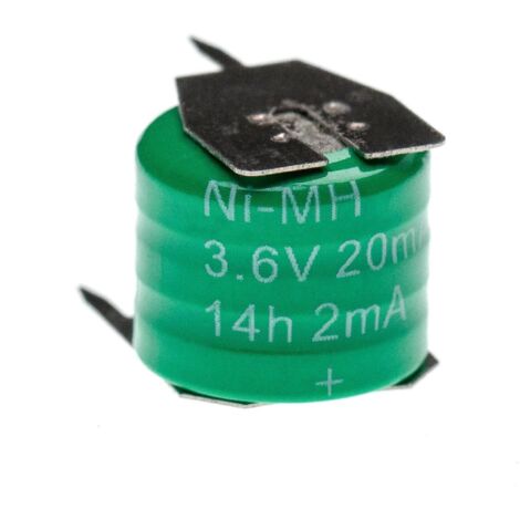 Vhbw Ersatzakku Für 3/V15H – 20mAh, 3,6V NiMH, Mit 3-Pin-Stecklötfahne Für Modellbau