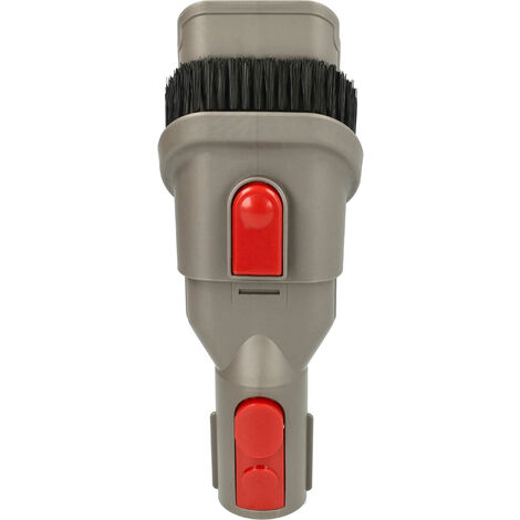 vhbw Brosse combinée 2-en-1 Brosse pour meubles Pinceau suceur compatible avec Dyson V7, V11 Advanced, V8, V12 Detect Slim Absolute aspirateur - 7,7cm (1/5)