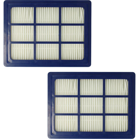 Filtres De Sortie D'air Vhbw Pour Aspirateurs Sebo - Lot De 2 - Compatible X1 à X5 - Filtre à Poussière Fine Blanc