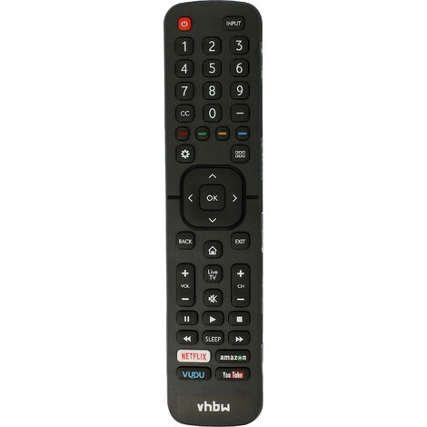 Télécommande de rechange EN2A27 pour télécommande Hisense-Smart-TV, avec Netflix, Prime Video, YouTube, Google Play Buttons