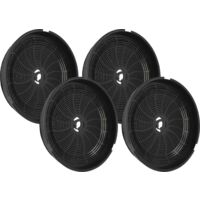 vhbw 4x Filtres à charbon actif compatible avec Asko 900004557, 900002456, CH061, CH055 hotte aspirante