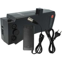 vhbw Kit de charge 2 pcs. compatible avec smartEC Camp-20D, Camp-20E vélo électrique - batterie, chargeur