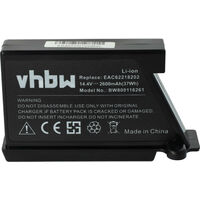 vhbw Li Ion batterie 2600mAh (14.4V) pour robot aspirateur LG Hom bot avec cable EAC62218202 Pièce détachée | Boulanger