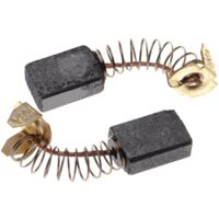 Balais Charbon 6x10x15 Mm Pour Makita 9900B, 9924DB, Etc. - Lot De 2 Avec Ressorts - Pièce Rechange Outil électrique