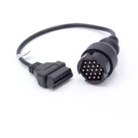 Vhbw – Adaptateur OBD2 vers OBD1 19 broches pour Porsche 911, 928, 944, 986, 987, 993, 996, 997 – Connexion diagnostic fiable