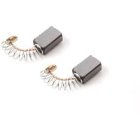 vhbw 2x balais charbon 5x8x12 mm compatible avec Bosch PWS 700-115 3603CA2000, GWS 850 CE 06013787V1, PWS 700-125 3603CA2001 outil électrique