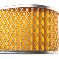 Vhbw Filtre à Air De Rechange Compatible Castelgarden/GGP/STIGA RM45, RV45 - 12,2 X 10,8 X 2cm Orange/Jaune