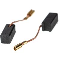 Vhbw 2x Balais Charbon 6,4 X 7,9 X 25 Mm Compatible Avec Baege Sèche-cheveux, Noir - Bricolage