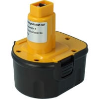 vhbw Batterie remplacement pour Black & Decker A9252, A9266, A9275, CD, FS, FSL, HP, MT, PS Serien pour outil électrique (2000mAh NiMH 12 V)