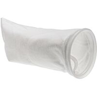 Vhbw – Chaussette filtrante pour skimmer de piscine – Polyéthylène 100 micromètres – Longueur 45 cm – Réutilisable, blanc