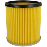 Vhbw Lot De 3x Filtres à Cartouche Compatible Avec Kärcher A 2200 A 2204 A 2201 Aspirateur Sec Ou Humide Filtre Pliss Jaune 54630186