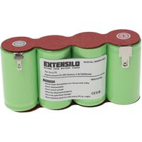EXTENSILO Batterie compatible avec Gardena Accu75 (8802), Accu75 (8802-20), Accu45 (8816), Accu45 (8816-20) cisaille (3600mAh, 4,8V, NiMH)