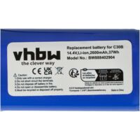 vhbw 1x batteria compatibile con Samsung Navibot SR8824, SR8825, SR8730, SR8828, SR8830, SR8750 Light home cleaner (3000mAh, 14,4V, Li-Ion