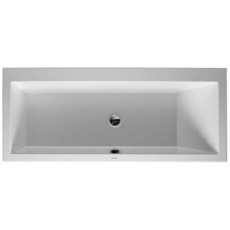 Baignoire Duravit Vero 1700 x 750 mm - avec pieds - Acrylique Blanc - Blanc