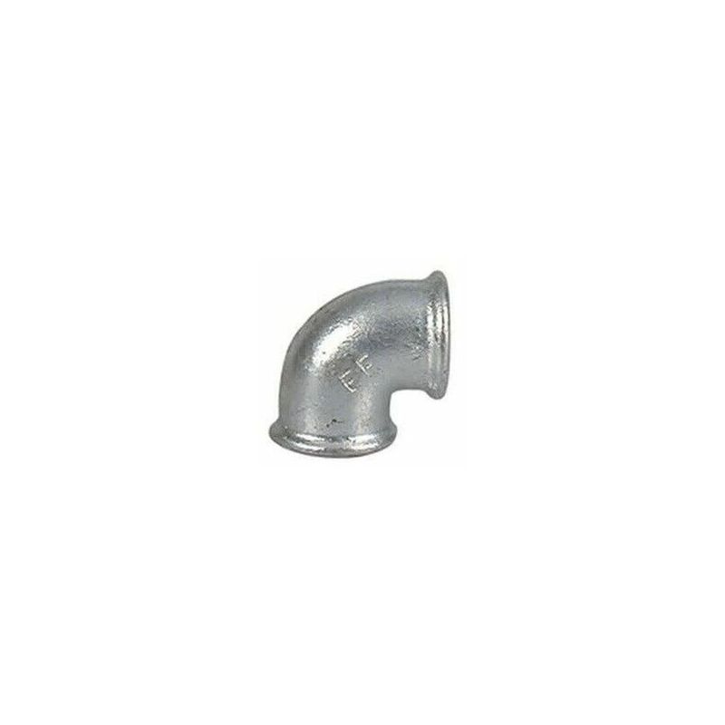 Gomito 90° Per Tubo Da Irrigazione 40x40 Mm - Raccordo Portagomma In Plastica Per Giardino