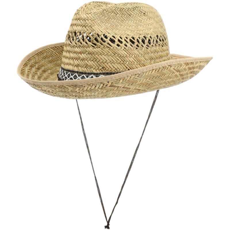 Cappello uomo paglia modello cowboy texano