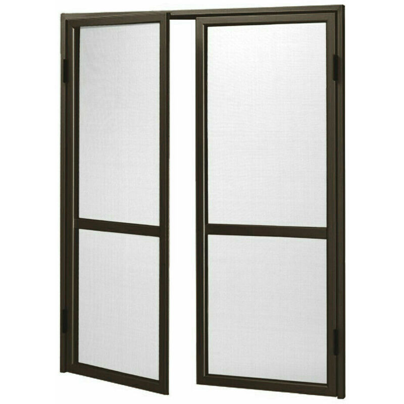 Zanzariera Per Porta A Battente 2 Ante 150x240 Bronzo Sangiorgio