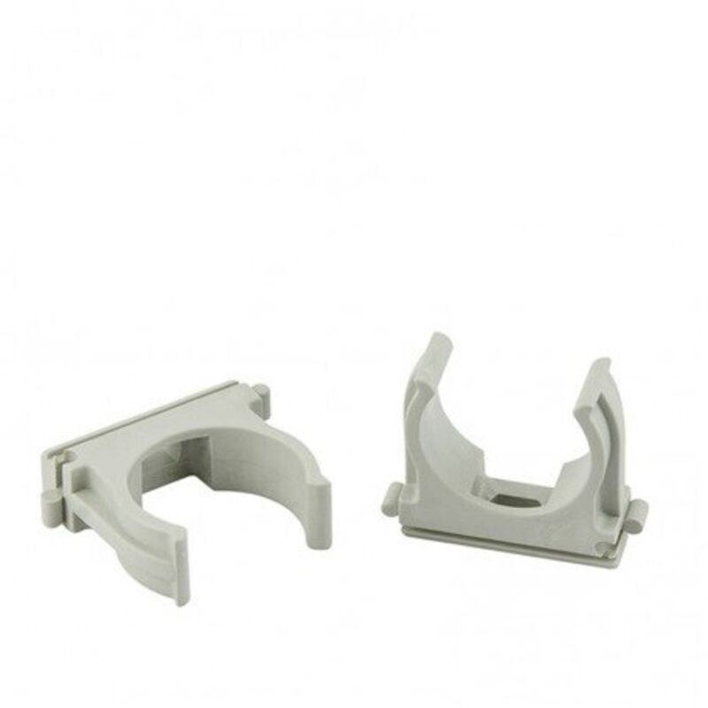 Clip Di Collegamento Per Scopa E Paletta, Morsetto A Doppio Tubo 20 Mm, Plastica Resistente, Set Da 4 Pezzi, Installazione Senza Attrezzi